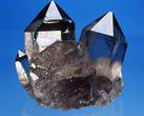 Pyramides quartz fumé